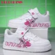 thumbnail image 3 of Zapatillas de deporte de puntada para niños y niñas, zapatos informales de baloncesto, correr, deportes de moda, regalo para niñas de 7 y 18 años, 3 of 4