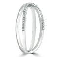 thumbnail image 2 of Crossover Fashion Ring Criss-Cross Diamond Ring 1.8 Ct Diamond 14K White Gold Over, 2 of 2