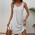 thumbnail image 6 of Ytndtr Summer Dress for Womens 2026 Crew Neck Sleeveless Tank Sundress Casual Beach Vacation Mini Dress, 6 of 6