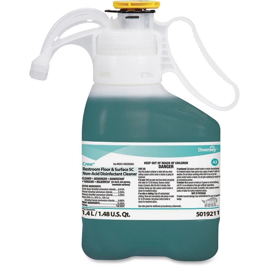 Diversey Restroom Disinfectant Cleaner 1.4L 2/CT Fresh Scent 5019211CT
