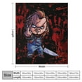 thumbnail image 2 of Chucky Horror Movie Super Soft Flannel Blanket Lightweight Air Conditioning Blanket Comfortable Quilt for Adults Kids, 2 of 8