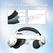 Head Strap for Meta Quest 3 - Comfortable Memory Foam Padding, Elite Strap Replacement for Meta Quest 3, Lightweight Adjustable VR Head Strap for Enhanced Gaming Experience
