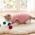 thumbnail image 6 of Fievgin Dog Sweater with Leash Ring, Soft Warm Winter Fleece Vest for Small Dogs Cats Puppy Size M, 6 of 6