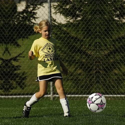 Soccer Ball, Glow in The Dark Soccer Ball Size 3/4 / 5 with Pump, Glowing Luminious Soccer Balls Gifts for Boys, Girls, Men, Women Indoor-Outdoor Soccer Training