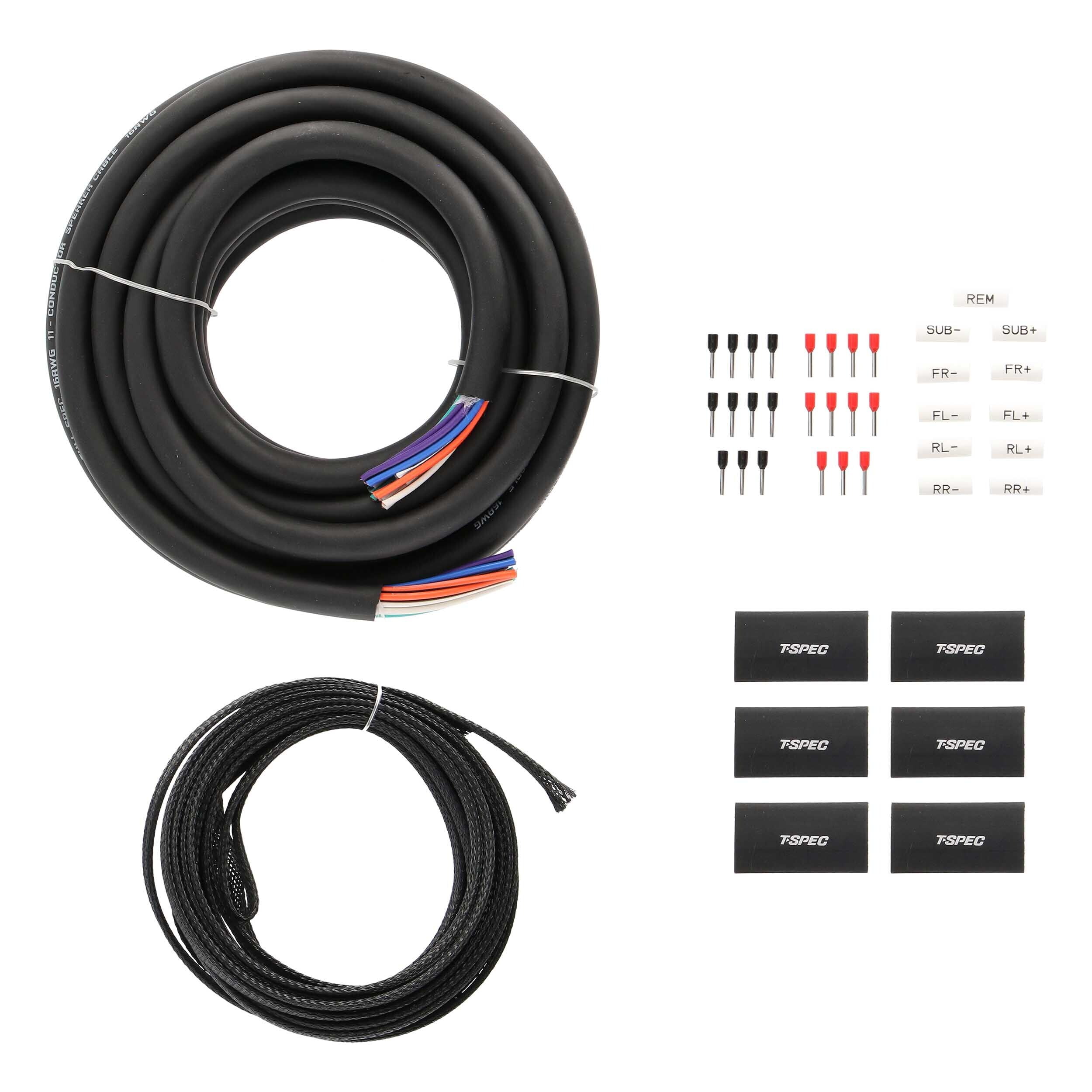 T-Spec VSW1116 20ft. 16 Gauge 11 Conductor Flexible  OFC Speaker Cable