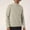 Khaki, variant on Men's Quarter Zip Thermal Fleece Lined Sweater, Winter Lightweight Soft Pullover Stand Collar Sweatshirt Dark Gray XL