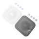 thumbnail image 2 of 4 Sets Flat Silicone Sink Strainer with Suction Cups Prevents Clogging Flexible Shower Drain Cover for Kitchen Bathroom, 2 of 5