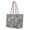 Green, variant on MKF Collection Hallie Cotton Women's Botanical Tote Bag, Designer Shopper Purse Handbag by Mia K - Black