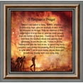 thumbnail image 2 of Firefighter Gifts for Men and Women, Fire Academy Graduation Gift, Fire Fighter Gifts or Firehouse Decor, A Fireman's Prayer Framed Wall Art for Home or Fire Station, 8650BW, 2 of 6