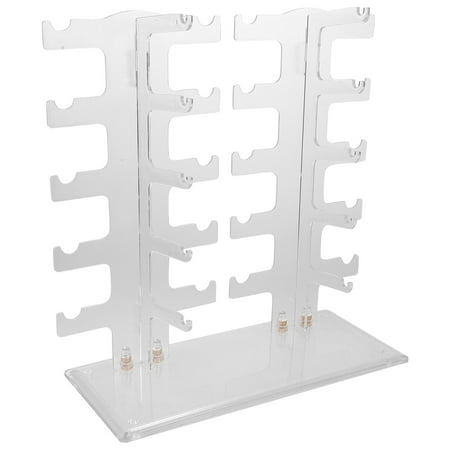 

HOMEMAXS Glasses Display Rack Sunglasses Holder Sunglasses Showing Rack Transparent Eyeglasses Holder