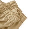thumbnail image 2 of Lovskoo Women's Cotton And Linen Pants Solid Color Casual Pocket Loose Trousers Wide Leg Pants for Women Khaki, 2 of 9