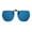 Blue, variant on Clip On Sunglasses For Men Polarized Lens Square Sunglasses Night Vision Driver Luxury Eyewear Fishing Up Glasses Oculos Flip