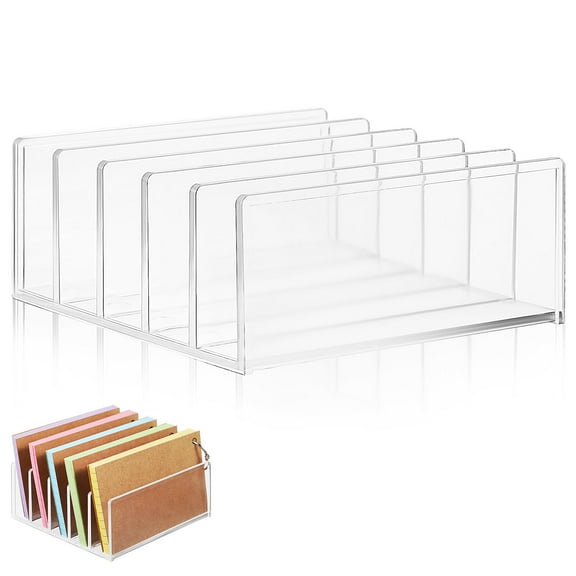 HEMOTON  Office Storage Rack Desktop File Organizer Big Bookshelf Miss