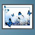 thumbnail image 1 of Cuadros Decorativos 5D bricolaje ronda completa taladro diamante pintura mariposa Kit decoración del hogar (DZ087) Wdftyju embutido en tela, 1 of 1