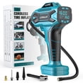 thumbnail image 1 of Compresor de Aire LIVOWALNY 18V Inalámbrico 160 PSI Digital, 1 of 7