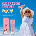 thumbnail image 2 of HOT Sunscreen Skin care Children's Sunscreen Moisturizing Sunscreen Lotion Baby Full Body Skin Care(buy 2 get 10% off), 2 of 3