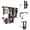 Brown, variant on Bedroom Dressers, Portable Wardrobe Closet Storage Organizer for Clothes,Clothes Dresser,9 Magnetic Doors-9 Cubes & 1 Hanging Rod,6 pcs hangers , Baby Wardrobe Storage Cabinet,White, Bedroom Storage