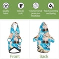 thumbnail image 6 of Gaeub Vintage Map Travel Essentials Dog Hoodie Sweatshirts Warm Dog Clothes for Small Dogs,Puppy and Cat Costume-, 6 of 7