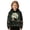 00-Black5307, variant on Lullu Girls Halloween Hoodie Graphic Pullover Hooded Sweatshirt, Sizes 4-14