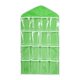 thumbnail image 4 of Dsseng - Bolsa organizadora de almacenamiento para colgar en la pared, 3 unidades, 16 bolsillos, para armario, sobre la puerta (rosa, azul y verde), 4 of 4