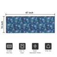 thumbnail image 5 of Blue Christmas Snowflake Pattern Door Rugs,Washable Non Slip Door Mats Indoor,Decorative Door Mats,Entry Mat Indoor for Entrance,Bedroom,Kitchen,Bathroom,16"x47", 5 of 6