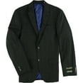 thumbnail image 2 of Ben Sherman Mens Windowpane Two Button Blazer Jacket, Grey, 40 Short, 2 of 2