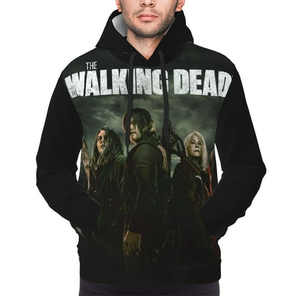 Unisex Men'S And Women'S Walking Dead Hoodies 3d Fashion Digital Print Cartoon Pullover Hooded Sweatshirts With Pockets
