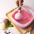 thumbnail image 3 of sunsanly Ice Cream Scoop with Trigger Stainless Steel Ice Cream Scooper Non-Stick Easy to Clean Handle Versatile Kitchen Tool for Home Dessert Shops Restaurants, 3 of 8