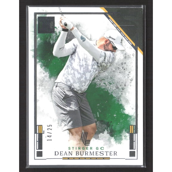 2025 Panini Impeccable LIV Golf Dean Burmester #22 /25 Stinger GC