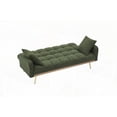 thumbnail image 5 of 69 Inch Sofa Bed in Green - Adjustable Teddy for Small Living & Bedroom Spaces, 5 of 9