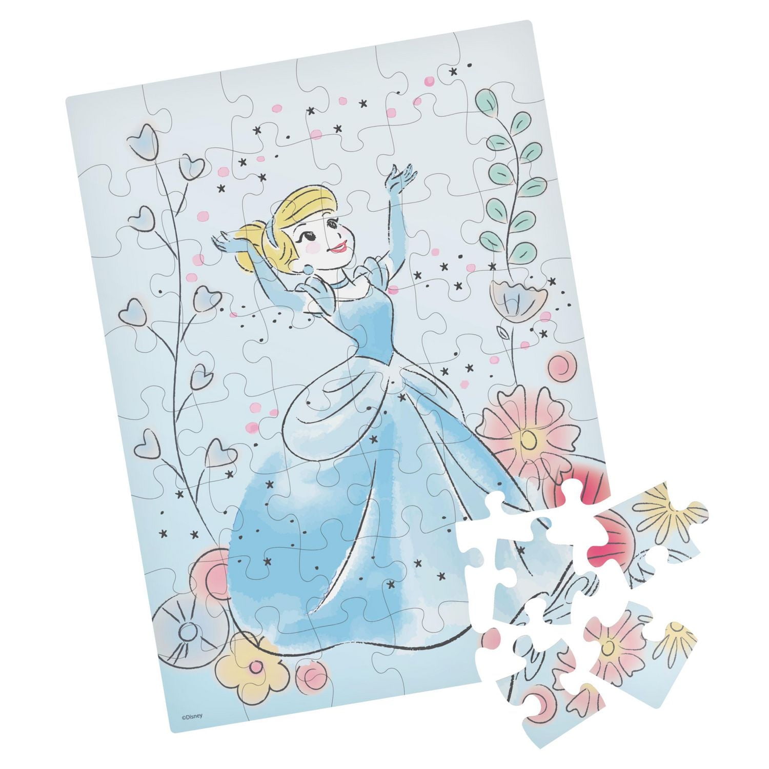 Disney Princess 48-Piece Puzzle, for Families and Kids Ages 4 and up