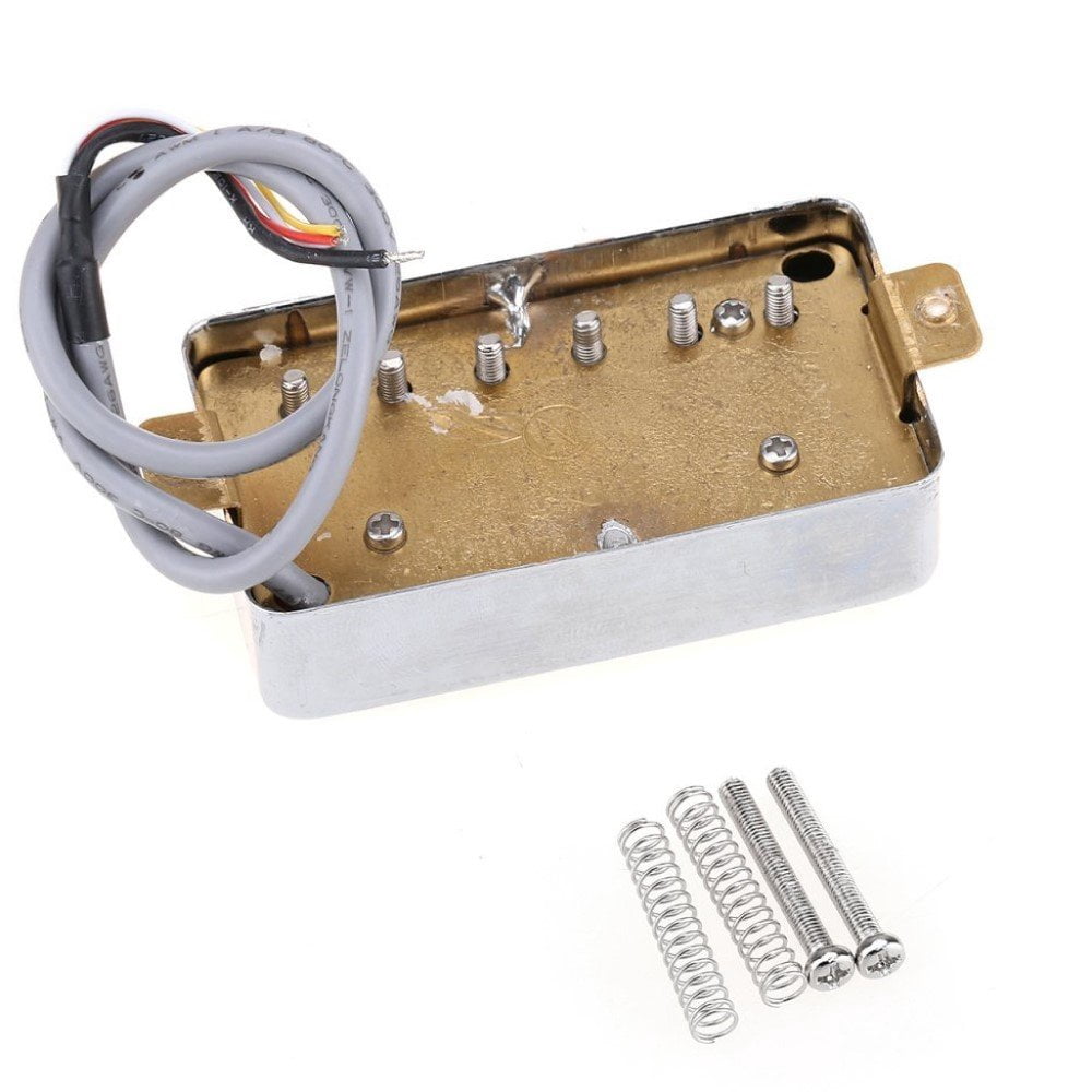 Wilkinson Classic Tone Ceramic PAF Style Humbucker Pickups for Les Paul Style Electric Guitar Chrome Chrome Full Set
