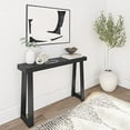 thumbnail image 1 of Plank+Beam Solid Wood Console Table, 46.25 Inch, Sofa Table, Narrow Entryway Table for Hallway, Behind The Couch, Living Room, Foyer, Easy Assembly, Black, 1 of 3