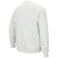 thumbnail image 3 of Men's Colosseum White TCU Horned Frogs Arch & Logo Tackle Twill Sweatshirt, 3 of 3