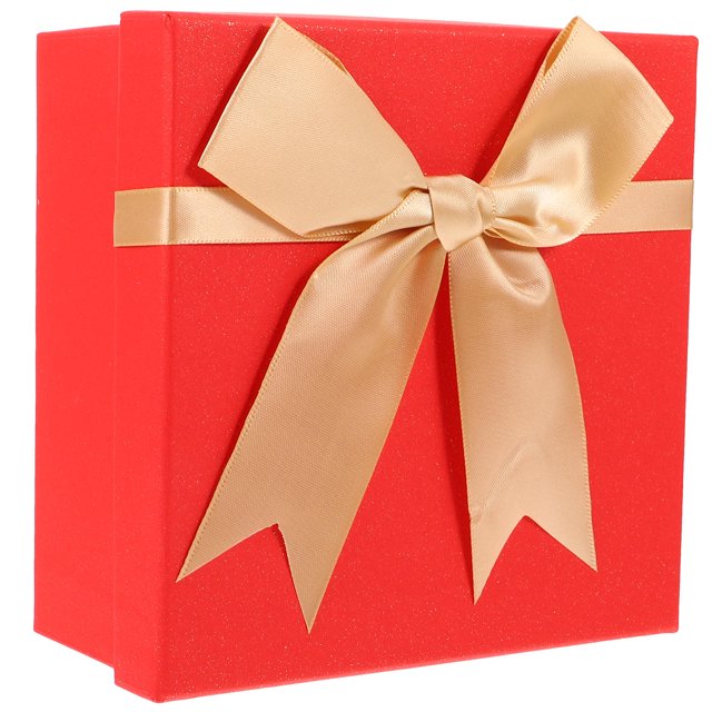 YSNOOWE Caja Para Regalos De Papel Roja Para Y Fiestas Con Decorativo Y Resistente