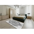 thumbnail image 4 of Ahgly Company Indoor Rectangle Patterned Platinum Gray Area Rugs, 7' x 10', 4 of 6