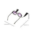 thumbnail image 2 of unbranded Gafas Vintage De Sol Negras Con Y Materiales Seguros Para Decorar Y Usar En Fotos, 2 of 8