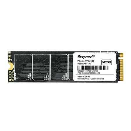 Faspeed NVMe PCIe Disco SSD 512GB Internal Solid State Drive Hard Disk M.2 2280 NVMe M2 PCIe Gen 3.0 x 4