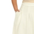 thumbnail image 5 of White Mark Women's Plus Size Flared Tweed Skirt, 5 of 6