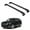 Black, variant on ERKUL Roof Rack Cross Bars for Mazda CX9 CX-9 2016-2024 | Aluminum Crossbars with Anti Theft Lock for Rooftop | Compatible with Flush Rails - Silver