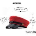 thumbnail image 2 of Chauffeur Hat for Men Women, Classic Vintage Captain Hat Newsboy Cap Costume Hats, 2 of 6
