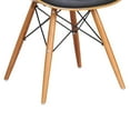 thumbnail image 5 of Cassie Mid-Century Dining Chair in Walnut Wood and Black Faux Leather, 5 of 8