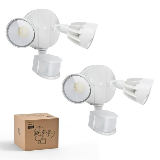 Luz LED de seguridad Philips 44W 4200lm con sensor de movimiento PIR