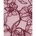 thumbnail image 2 of Zelouf Emma Embroidery Sequins On Mesh  , Sewing, DIY, Crafts Fabric by the Yard, Wine, 3 Yard, 2 of 2