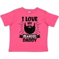 thumbnail image 3 of Inktastic I Love My Bearded Daddy for Fathers Day with Grunge Boys Toddler T-Shirt, 3 of 5
