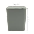 thumbnail image 2 of ROMANSENTIAL 1Pack Motion Sensor Trash Can Grey Low Power for Home Use, 2 of 8