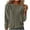 Gray, variant on cocolona Womens Corduroy Tops Crew Neck Long Sleeve Pullover Shirts Dressy Casual Blouses Fall Fashion Sweatshirts