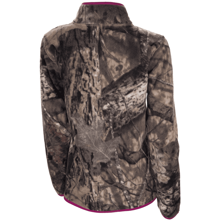 Mossy Oak Women s Fleece Camo Full Zip Jacket MO Breakup Country