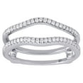 thumbnail image 3 of 14K White Gold Diamond Solitaire Engagement Ring Enhancer Ladies Wrap 0.50 Ct., 3 of 5