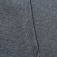thumbnail image 6 of Zivyakyron Long Sleeve Hoodie Men Zip up Fall Kangaroo Pocket Casual Loose Plain Jacket Men Drawstring Gray S, 6 of 8